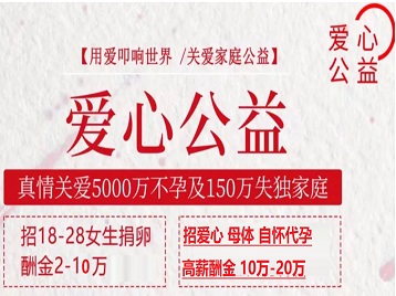 岭东捐卵助孕生子 爱心志愿者招募